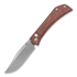 Mercury Amon - Elmax - Red Burlap Micarta sulankstomas peilis