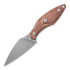 Mercury Hawky - M390 - Red Burlap Micarta knife