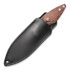 Mercury Hawky - M390 - Red Burlap Micarta knife
