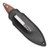 Coltello Mercury Hawky - M390 - Red Burlap Micarta