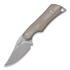 Mercury Kali - Clip Point - Green Canvas Micarta kniv