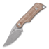 Mercury - Kali - Clip Point - Natural Canvas Micarta
