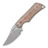 Mercury Kali - Clip Point - Natural Canvas Micarta kniv