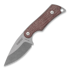 Mercury Kali - Drop Point - Red Burlap Micarta peilis