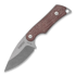 Mercury Kali - Drop Point - Red Burlap Micarta veitsi