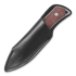 Mercury Kali - Drop Point - Red Burlap Micarta veitsi
