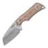 Coltello Mercury Kali - Sheepsfoot - Natural Canvas Micarta