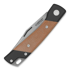 Mercury Luc - Elmax - Natural Canvas Micarta sulankstomas peilis