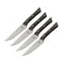 Steak knife Microtech 4,5" Serrated Steak Knife Set - Stonewash - Black Cherry G10 3600-12SETBC