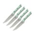 Steak knife Microtech 4,5" Serrated Steak Knife Set - Stonewash - Caribbean Blue G10 3600-12SETCA