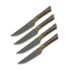 Steak knife Microtech 4,5" Steak Knife Set Bolstered - DLC- Livewire Carbon Fiber Signature Series 3600B-1SETDLCLWCFS