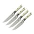 Steak knife Microtech 4,5" Steak Knife Set Bolstered - Stonewash - Ivory G10 3600B-10SETIV