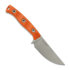 Microtech Akris Stonewashed peilis, Ember G-10, leather sheath 95-10EM-1
