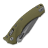 Πτυσσόμενο μαχαίρι Microtech Amphibian, apocalyptic finish, fluted od green G10 137RL-10APFLGTOD