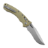 Microtech Amphibian Fluted Stonewashed Tan סכין מתקפלת, קצה משונן 137RL-11FLGTTA