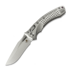 Microtech Amphibian Ram-Lok 접이식 나이프, Frag Titanium, stonewashed 137RL-10FRMS3