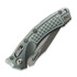 Microtech Amphibian Ram-Lok sulankstomas peilis, Ice Blue Ano Frag, Stonewash 137RL-10FRMS6