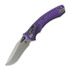 Microtech Amphibian Ram-Lok kääntöveitsi, Purple Haze Ano Frag, Stonewash 137RL-10FRMS5