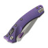Microtech Amphibian Ram-Lok sulankstomas peilis, Purple Haze Ano Slab Side, Stonewash 137RL-10MS5
