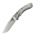 Microtech - Amphibian Ram-Lok Stonewash Frag Titanium, bronze accents