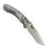 Microtech Amphibian Ram-Lok Stonewash Frag Titanium sulankstomas peilis, bronze accents 137RL-10FRMS1