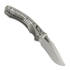 Microtech Amphibian Ram-Lok Stonewash Frag Titanium sulankstomas peilis, bronze accents 137RL-10FRMS1