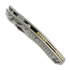 Microtech Amphibian Ram-Lok Stonewash Frag Titanium sulankstomas peilis, bronze accents 137RL-10FRMS1