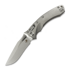 Microtech - Amphibian Ram-Lok Stonewash Slab Titanium, bronze accents