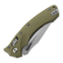 Microtech Amphibian kääntöveitsi, stonewashed, fluted od green G10 137RL-10FLGTOD