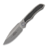 Microtech Anax S/E Bead Blast folding knife, Blue Ti Pivot 190C-7CFITI