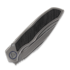Microtech Anax S/E Bead Blast folding knife, Blue Ti Pivot 190C-7CFITI