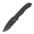 Coltello pieghevole Microtech Anax S/E DLC, Titanium/Carbon Fibre, Half Serrated 190C-2DLCTCFITI
