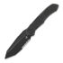 Microtech Anax T/E DLC folding knife, combo edge 191C-2DLCTCFITI