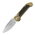Microtech Auto LUDT Gen III Clip Point Stonewash Tan folding knife 1135-10TA
