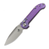 Nóż składany Microtech Auto LUDT Gen III Drop Point Purple Haze Frag Titanium 1135-10FRMS5