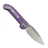 Liigendnuga Microtech Auto LUDT Gen III Drop Point Purple Haze Frag Titanium 1135-10FRMS5