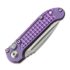 Liigendnuga Microtech Auto LUDT Gen III Drop Point Purple Haze Frag Titanium 1135-10FRMS5