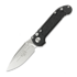 Microtech - Auto LUDT Gen III S/E Black Aluminum, Stonewash