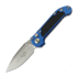 Microtech - Auto LUDT Gen III S/E Blue Aluminum, Stonewash