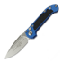 Microtech Auto LUDT Gen III S/E Blue Aluminum סכין מתקפלת, Stonewash 1135-10BL