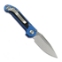 Microtech Auto LUDT Gen III S/E Blue Aluminum סכין מתקפלת, Stonewash 1135-10BL