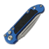 Microtech Auto LUDT Gen III S/E Blue Aluminum 折り畳みナイフ, Stonewash 1135-10BL