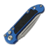 Microtech Auto LUDT Gen III S/E Blue Aluminum 折り畳みナイフ, Stonewash 1135-10BL