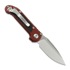 Microtech Auto LUDT Gen III S/E Merlot Aluminum סכין מתקפלת, Stonewash 1135-10MR
