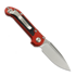 Microtech Auto LUDT Gen III S/E Red Aluminum סכין מתקפלת, Stonewash 1135-10RD