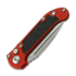 Microtech Auto LUDT Gen III S/E Red Aluminum 折り畳みナイフ, Stonewash 1135-10RD