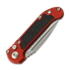 Microtech Auto LUDT Gen III S/E Red Aluminum 折り畳みナイフ, Stonewash 1135-10RD