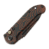 Microtech Auto LUDT Gen III Signature Series Topo Black Orange 折叠刀 1136S-1TPBKORCS