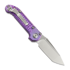 Microtech Auto LUDT Gen III Tanto Purple Haze Frag Titanium folding knife 1136-10FRMS5