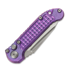 Microtech Auto LUDT Gen III Tanto Purple Haze Frag Titanium folding knife 1136-10FRMS5